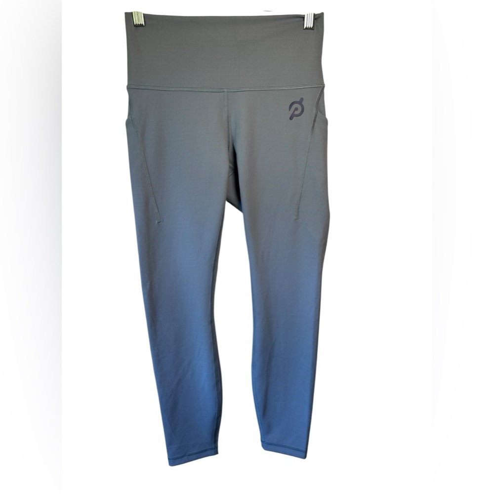 Lululemon Peloton Wunder Train High Rise 25" Leggings Blue Cycle Bike Size 8